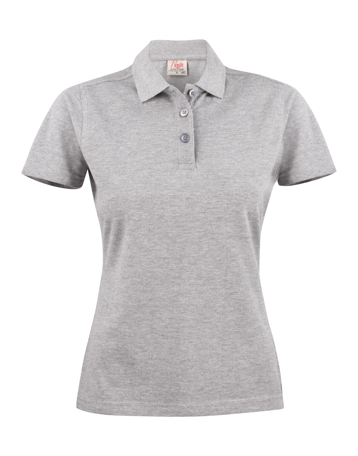 PE2265023 Printer Ladies Surf Light Polo - Grey Melange - PE2265023