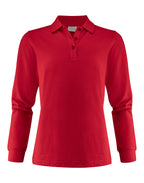 PE2265027 Printer Ladies Surf Pro LS Polo - Red - PE2265027