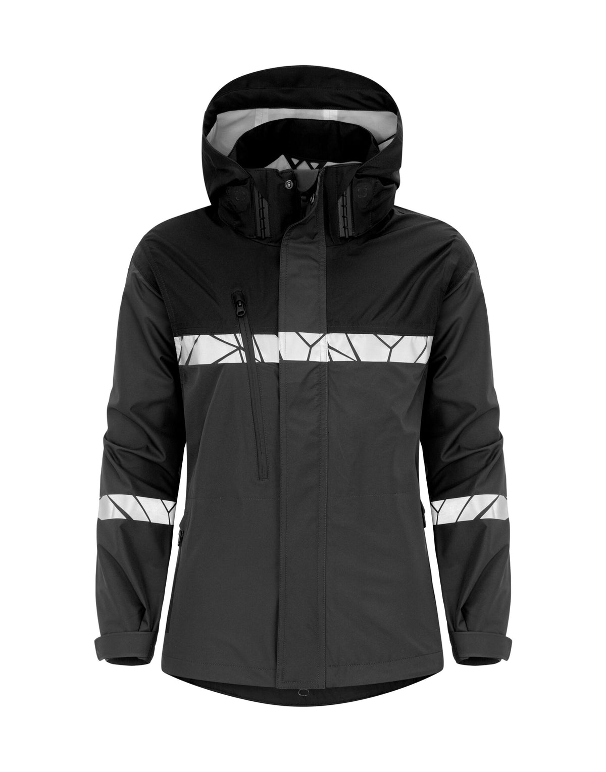PJ647419 ProJob Progression 7419 Ladies Shell Jkt - Grey/Black - PJ647419