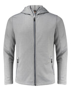Printer Red Layback Full Zip Hoodie