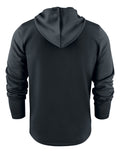 Printer Red Layback Full Zip Hoodie