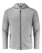Printer Red Layback Full Zip Hoodie