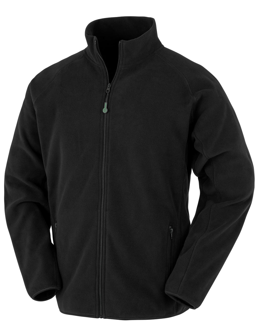 R903X Result Recycled Unisex Fleece Jacket - Black - R903X