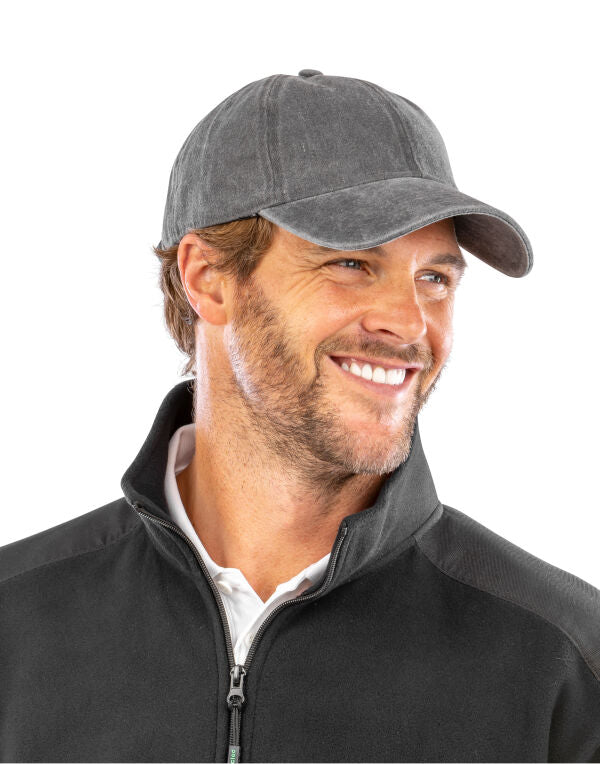 Result Headwear Core Pure Cotton Vin Cap