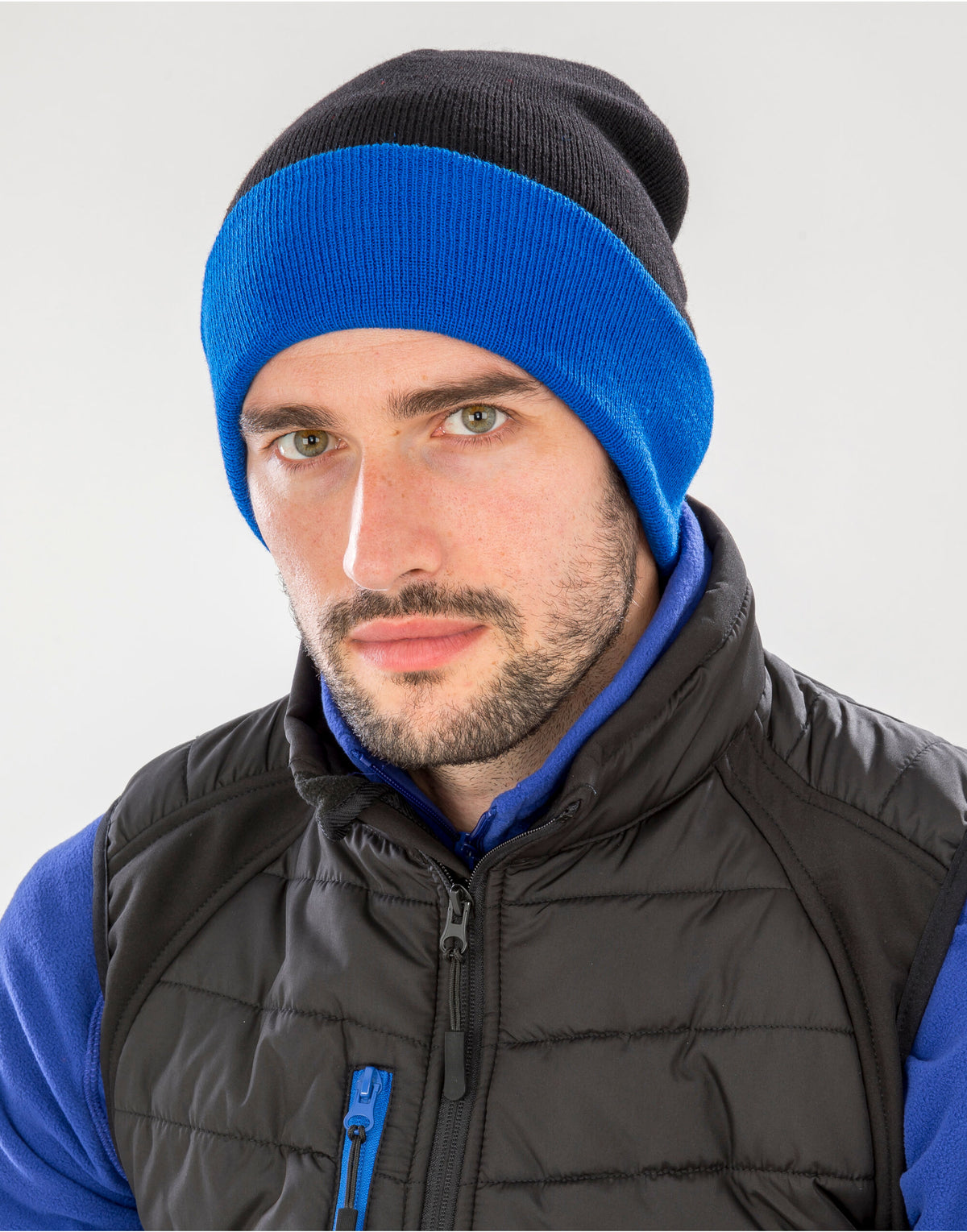 RC930X Result Recycled Black Compass Beanie