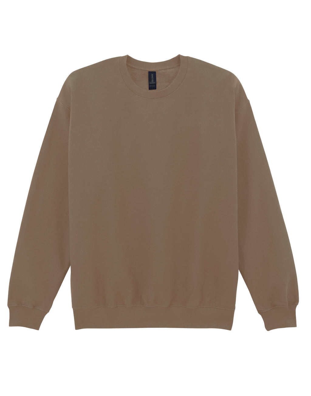 SF000 Gildan Softstyle MidW Fleece Adult Crew - Brown Savana - SF000