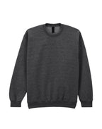 SF000 Gildan Softstyle MidW Fleece Adult Crew - Heather Black - SF000