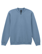 SF008 Gildan Softstyle Midweight 1/4 Zip Sweat - Stone Blue - SF008
