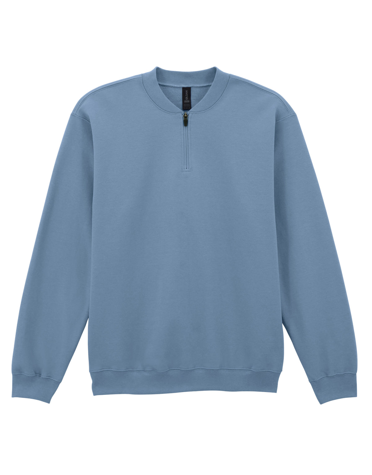 SF008 Gildan Softstyle Midweight 1/4 Zip Sweat - Stone Blue - SF008