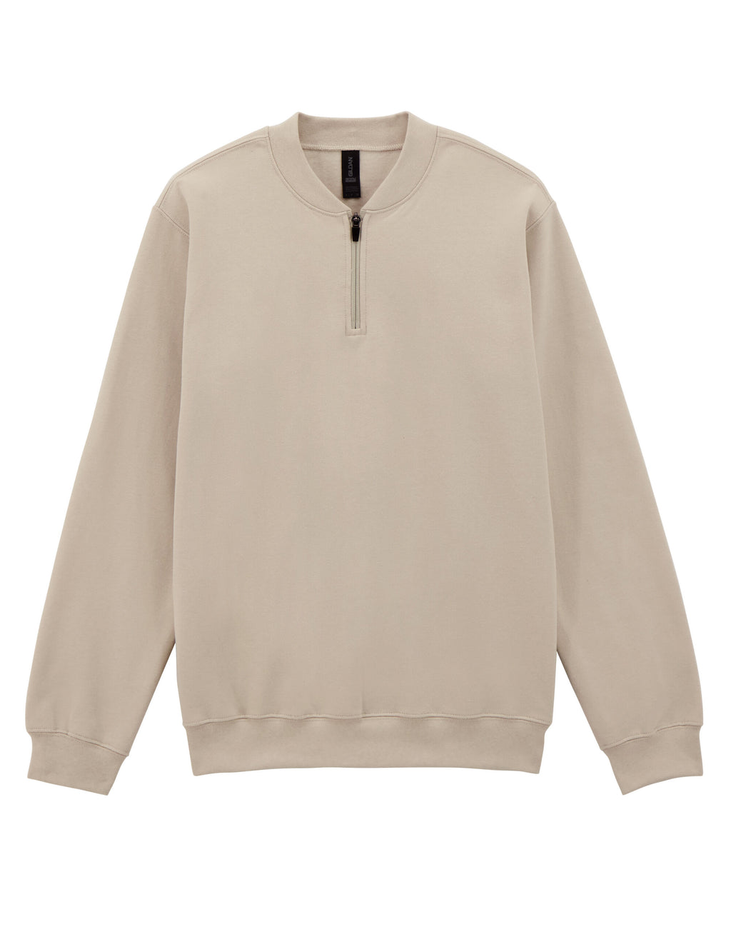 SF008 Gildan Softstyle Midweight 1/4 Zip Sweat - Sand - SF008