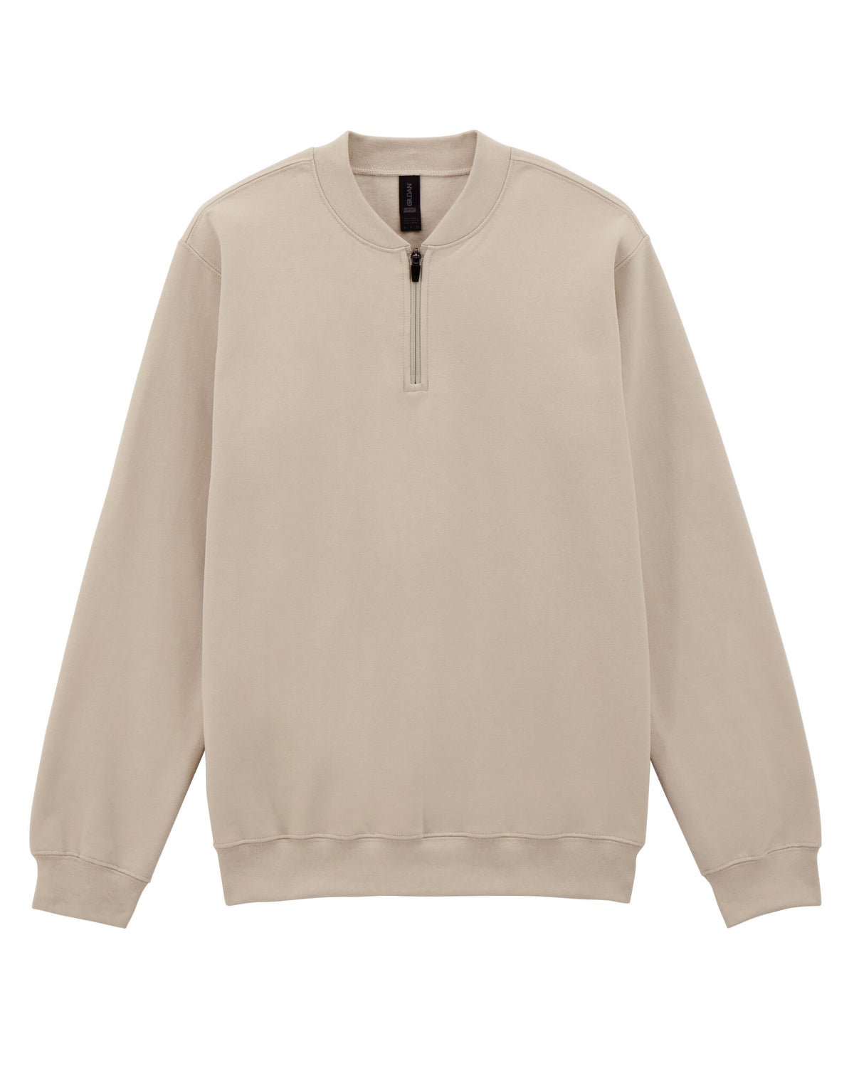 SF008 Gildan Softstyle Midweight 1/4 Zip Sweat - Sand - SF008