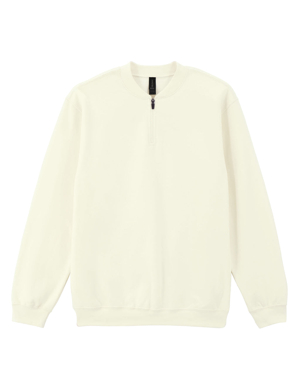 SF008 Gildan Softstyle Midweight 1/4 Zip Sweat - Off White - SF008