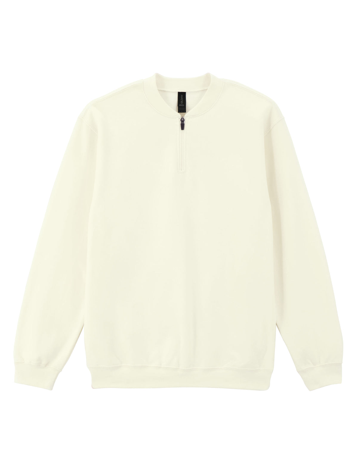 SF008 Gildan Softstyle Midweight 1/4 Zip Sweat - Off White - SF008