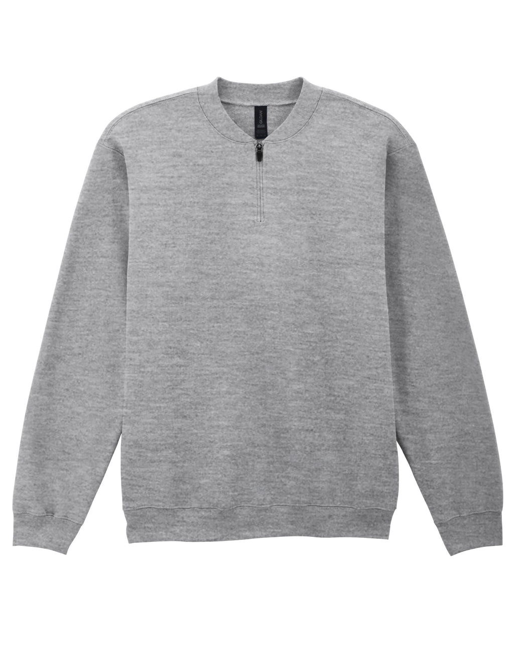 SF008 Gildan Softstyle Midweight 1/4 Zip Sweat - Sport Grey (RS) - SF008