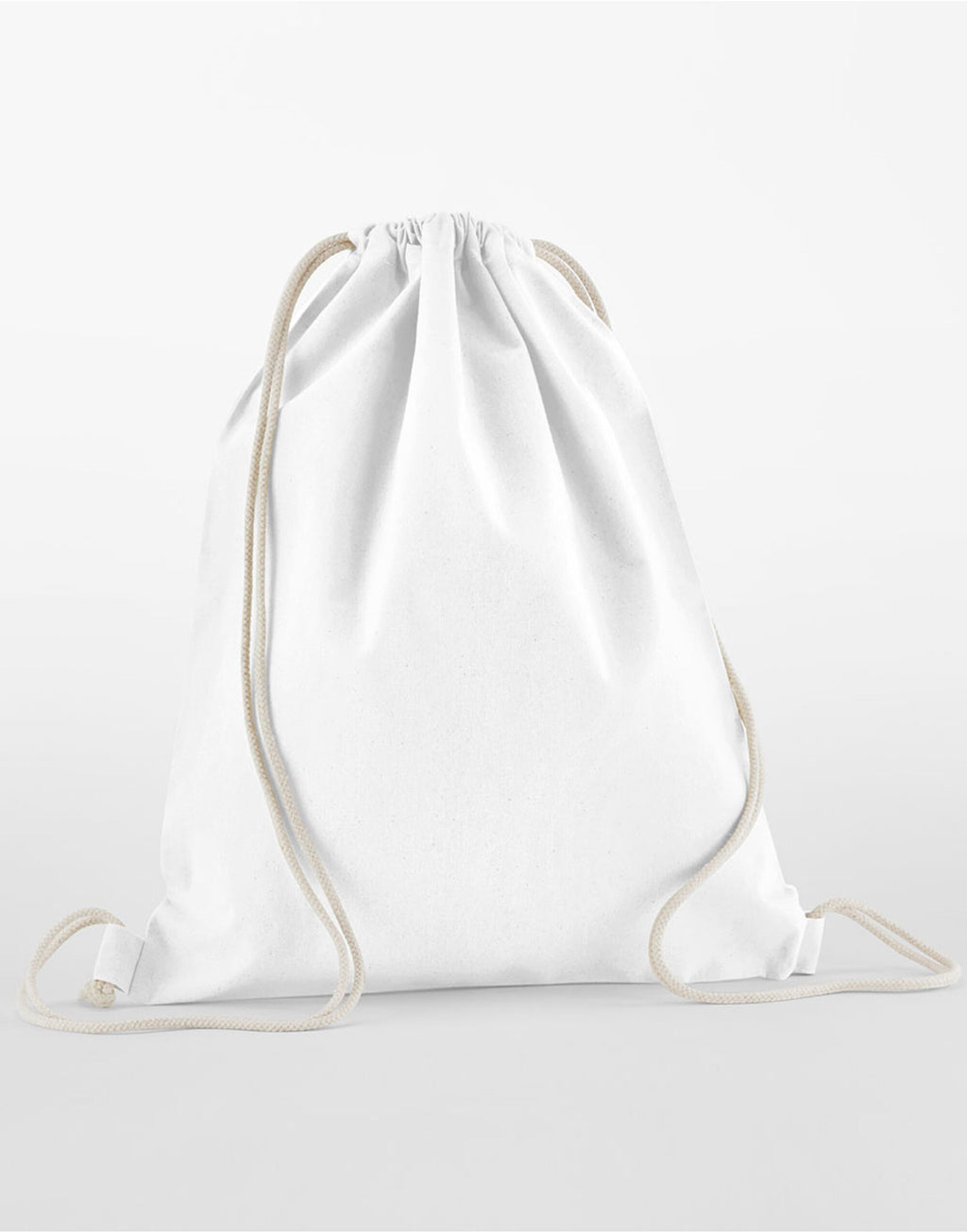 W160 Westford Mill Organic Cotton InCo Gymsac - White - W160
