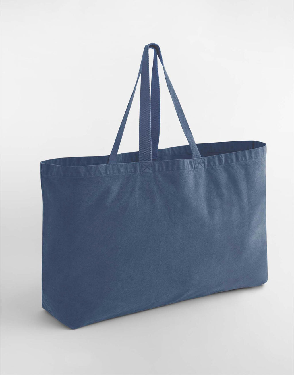 W348 Westford Mill Garment Dyed Oversize Tote - Vintage Denim - W348
