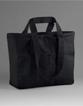 W604 Westford Mill Cargo Pocket Tote - Black - W604