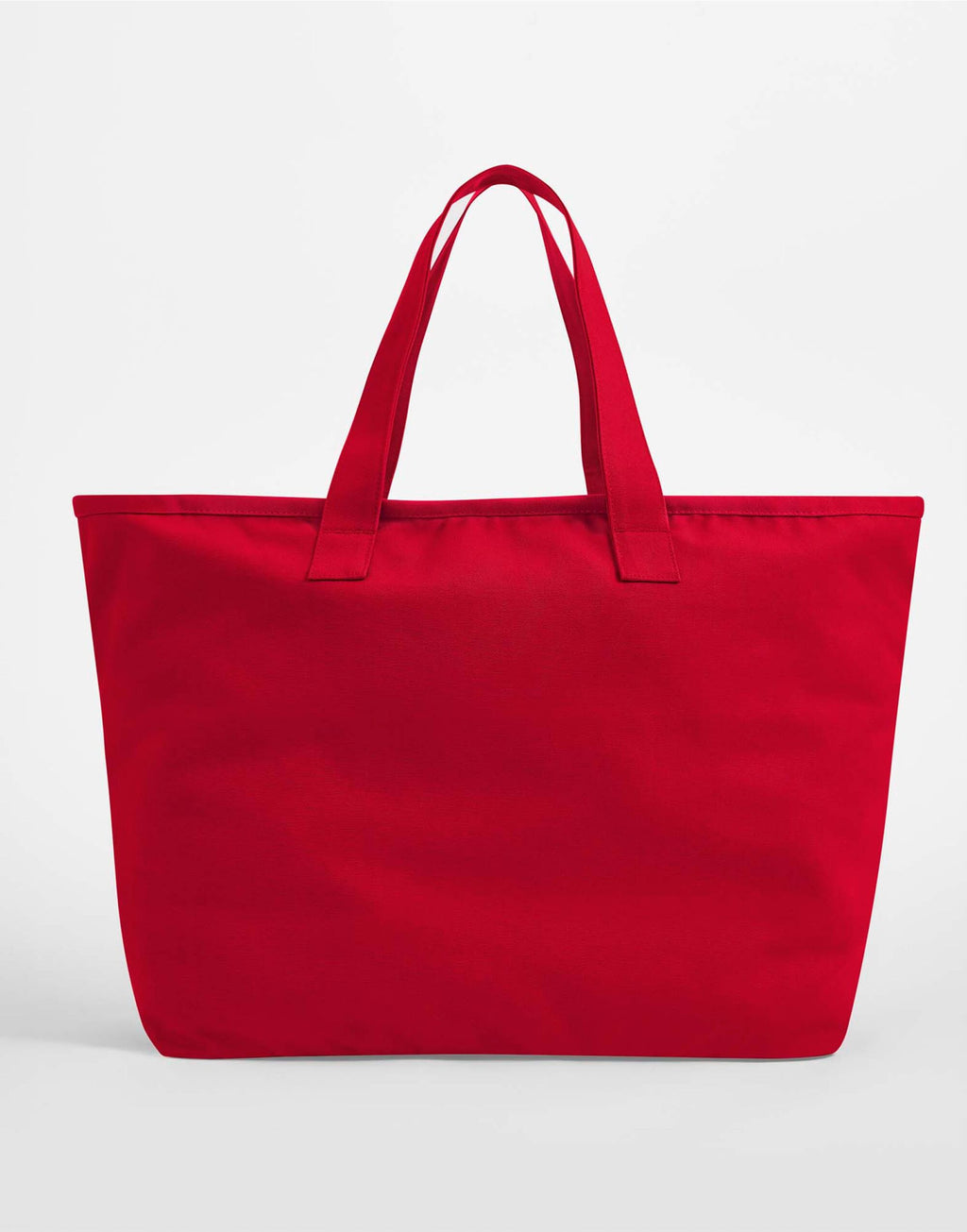 W606 Westford Mill Oversized Canvas Tote Bag - Scarlet Red - W606