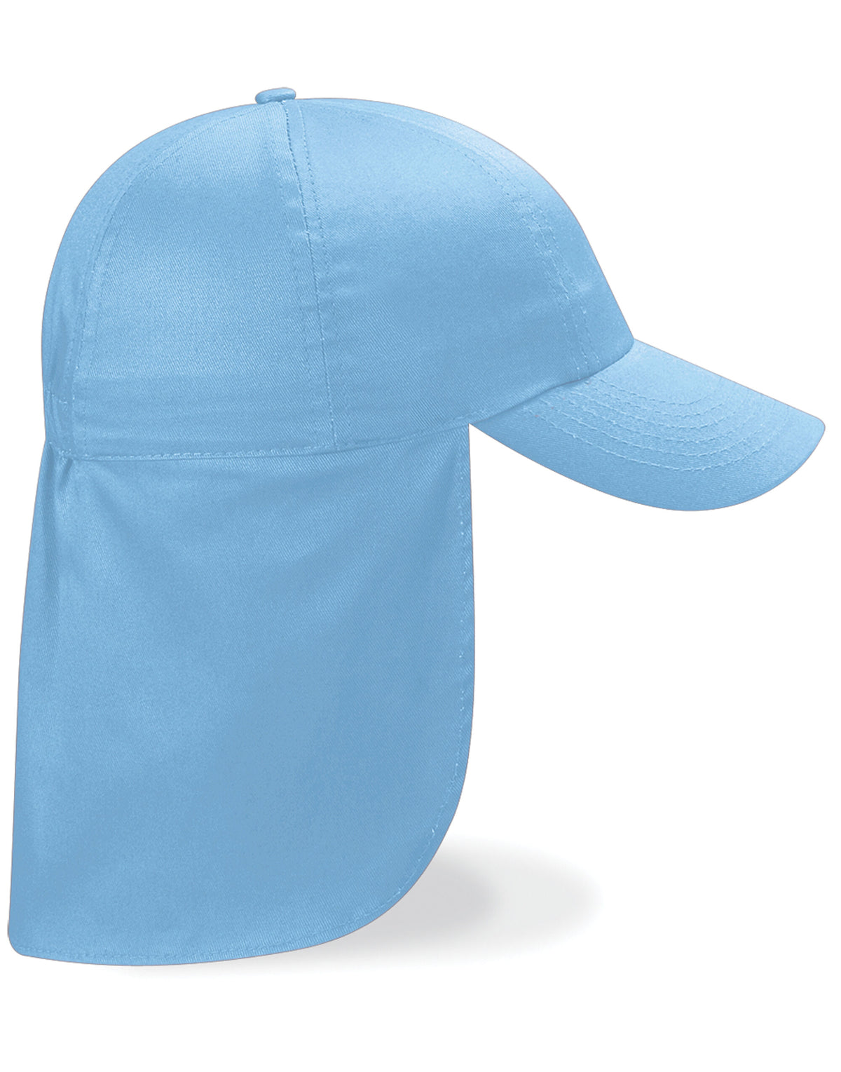 B11B Beechfield Junior Legionnaire Style Cap - Sky Blue - B11B