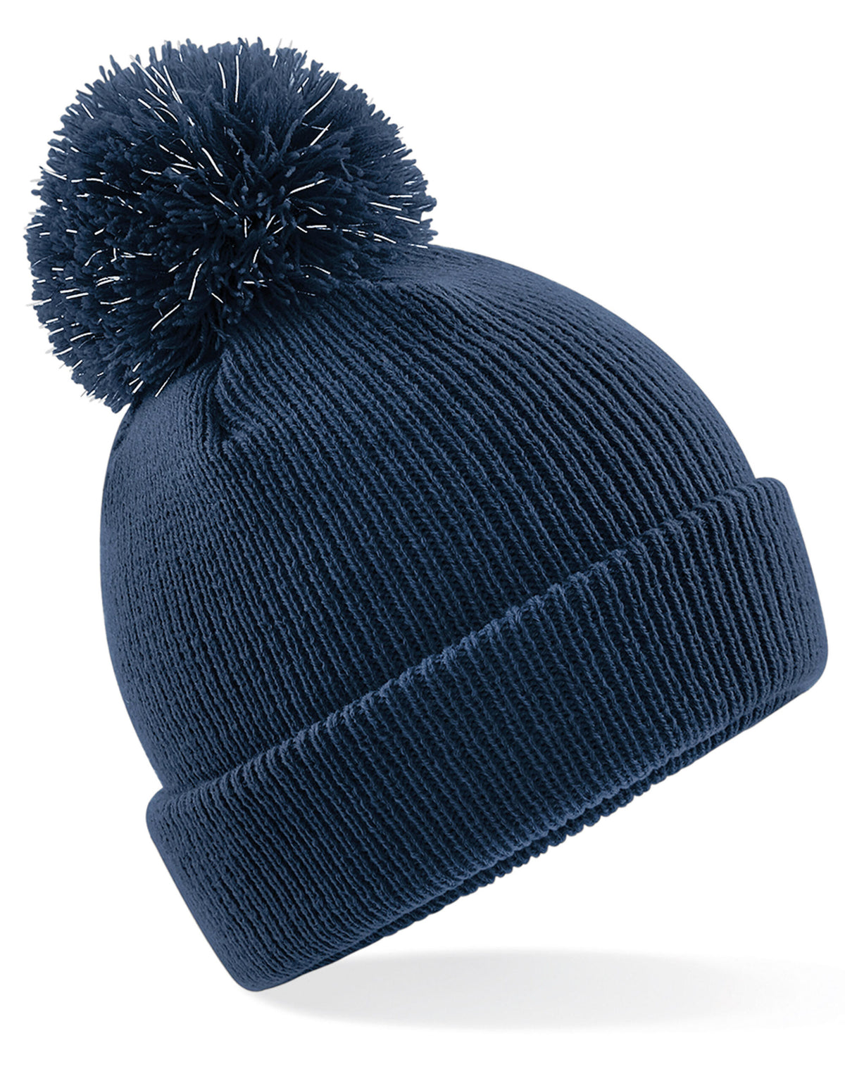 B406B Beechfield Junior Reflective Beanie - French Navy - B406B