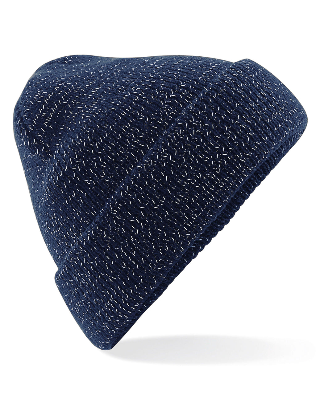 B407 Beechfield Reflective Beanie - French Navy - B407