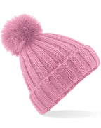 B413 Beechfield Verbier Fur Pop Pom Beanie