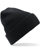 B425 Beechfield  Heritage Beanie - Black - B425