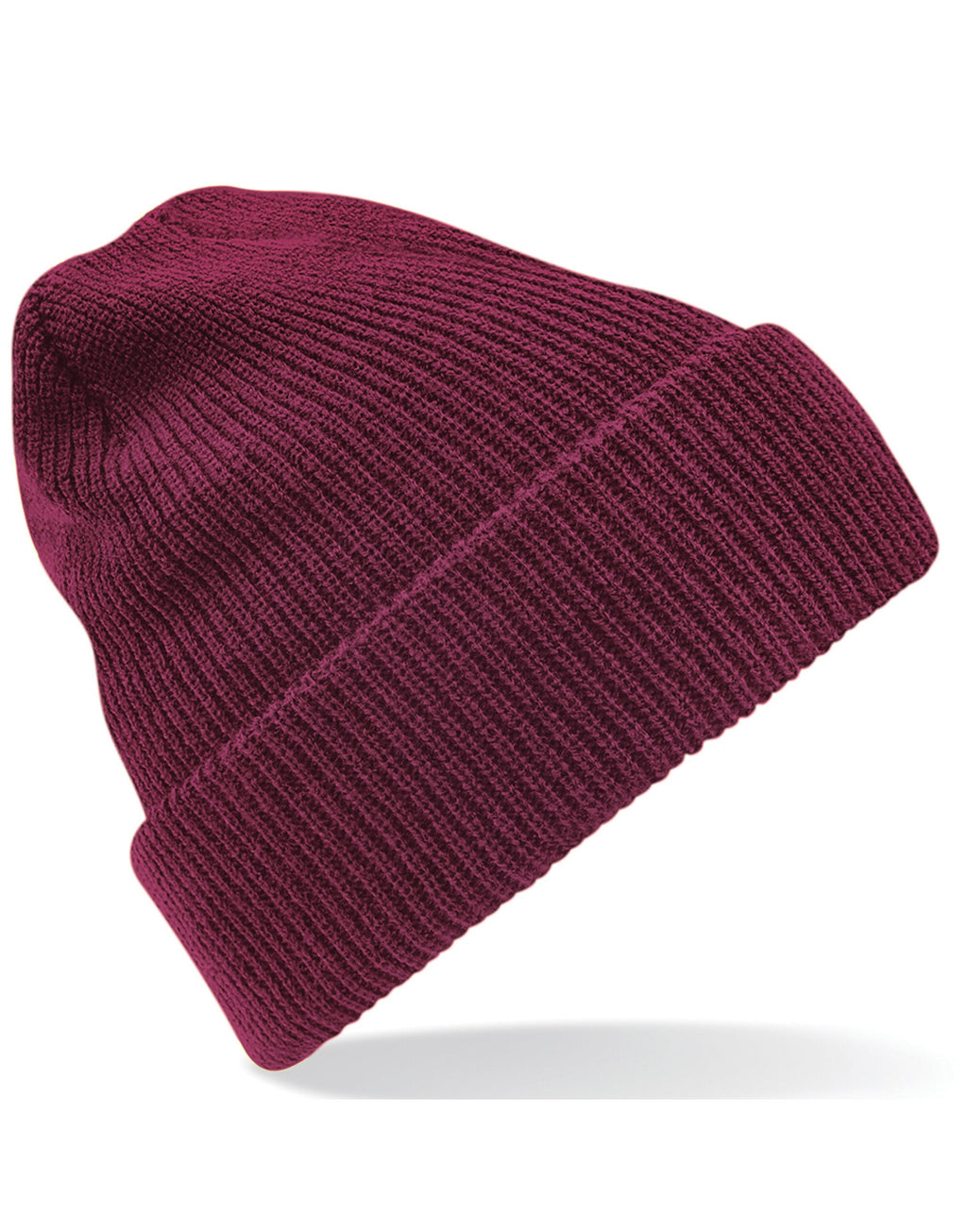 B425 Beechfield  Heritage Beanie - Burgundy - B425