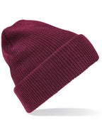 B425 Beechfield  Heritage Beanie - Burgundy - B425