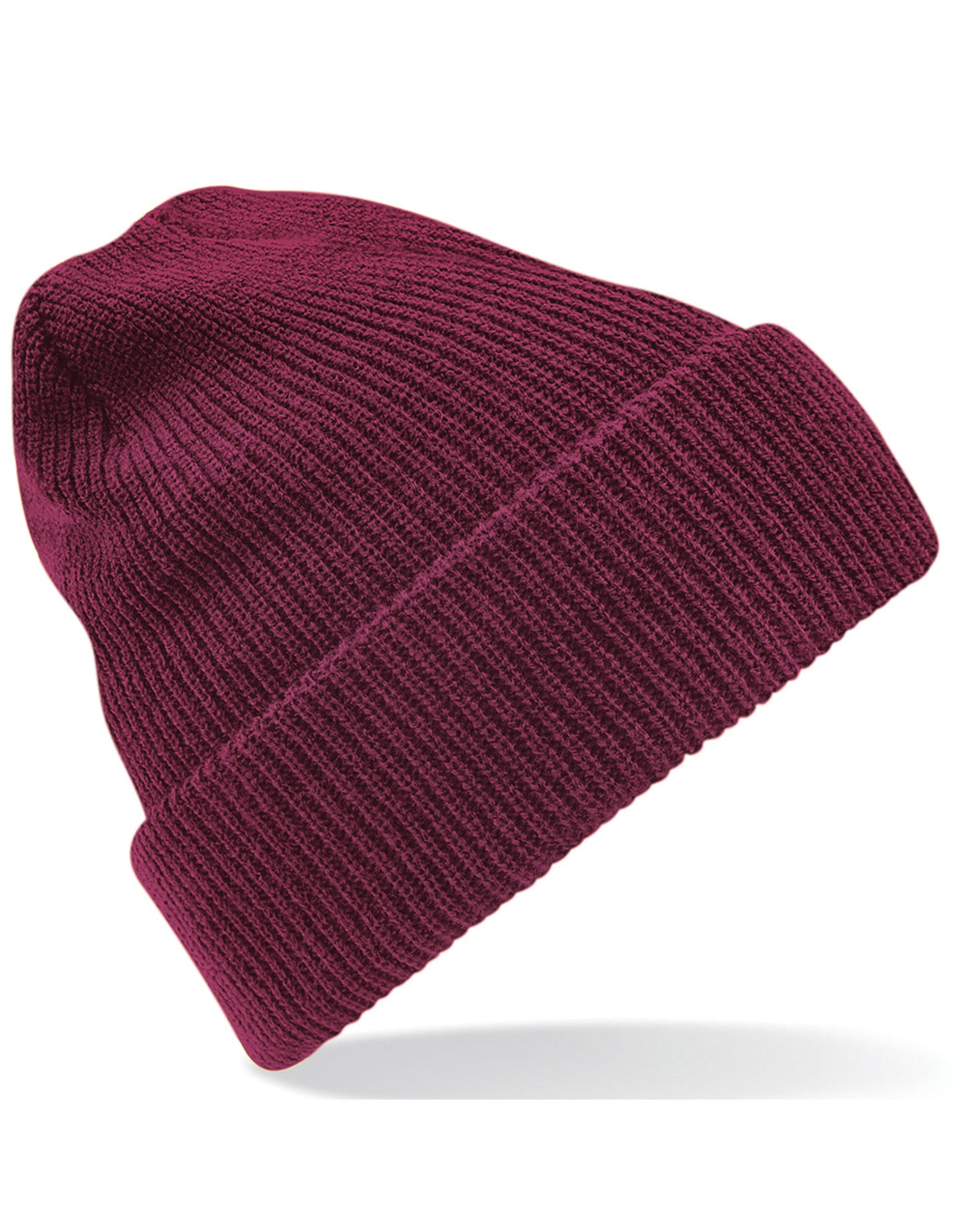 B425 Beechfield  Heritage Beanie - Burgundy - B425