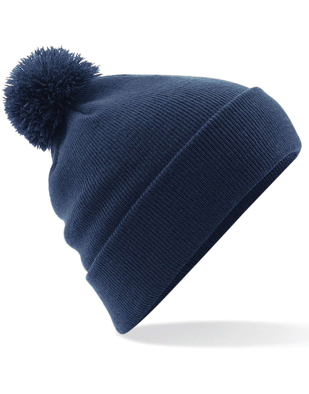 B426 Beechfield Original Pom Pom Beanie - French Navy - B426