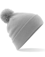 B426 Beechfield Original Pom Pom Beanie - Light Grey - B426