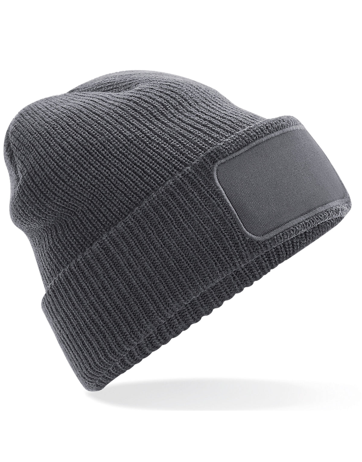 B440 Beechfield Thinsulate™ Patch Beanie - Graphite - B440