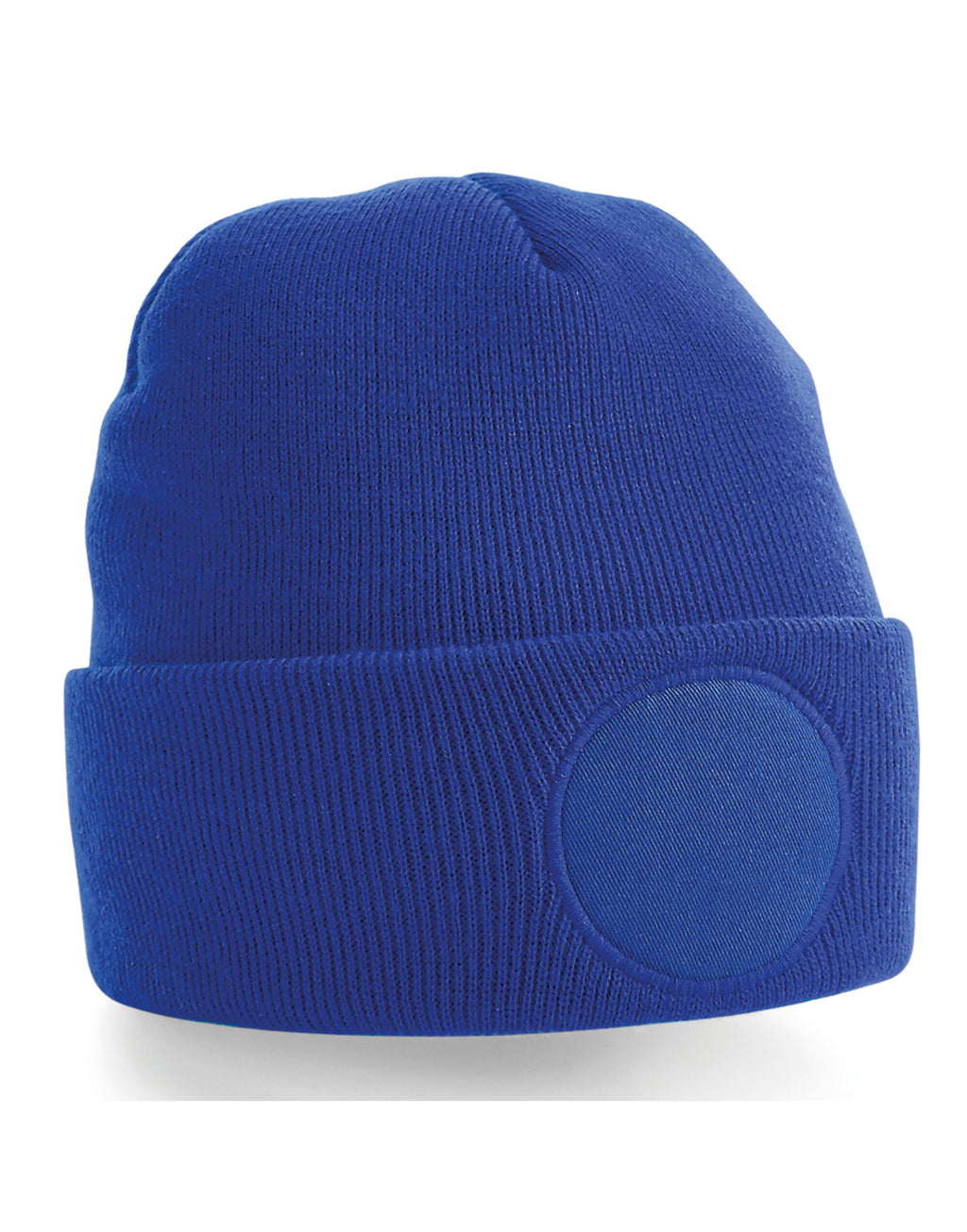B446 Beechfield Circular Patch Beanie