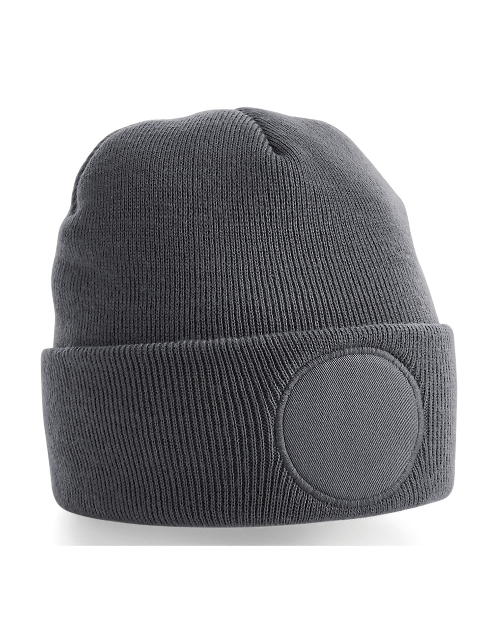 B446 Beechfield Circular Patch Beanie