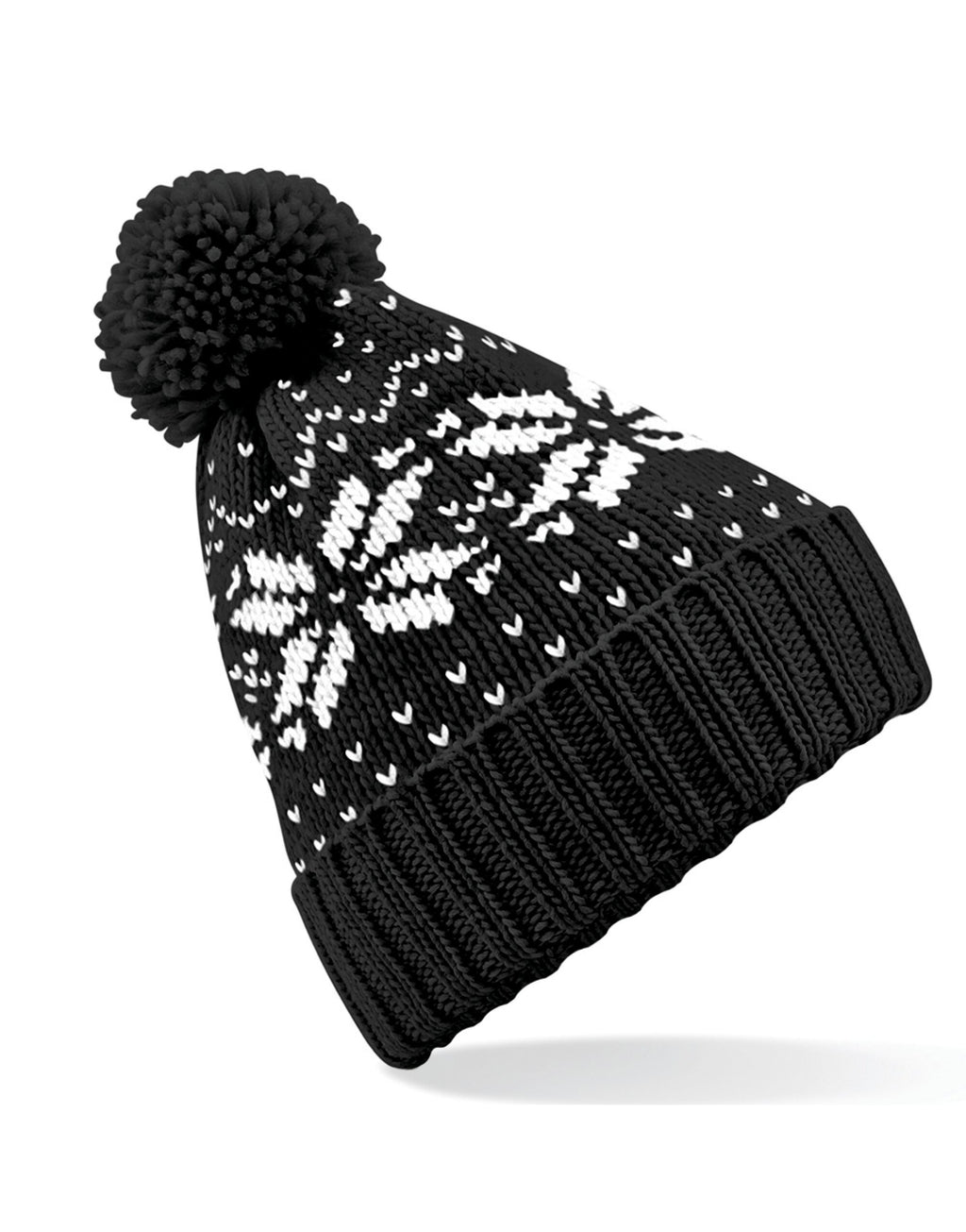 B456 Beechfield Fair Isle Snowstar® Beanie