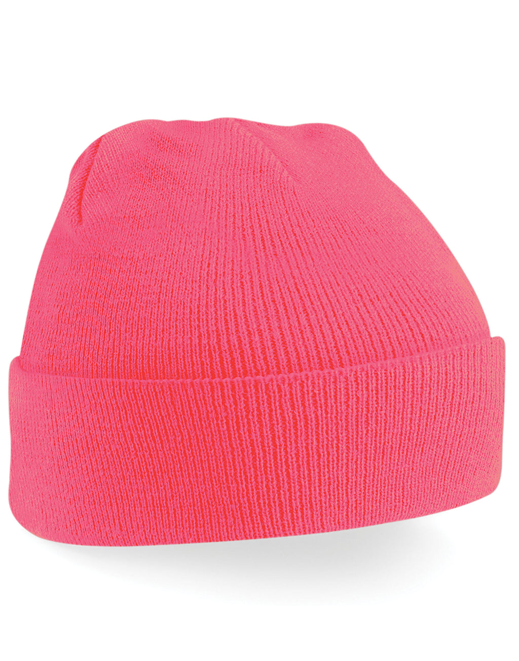 B45 Beechfield Original Cuffed Beanie - Fluorescent Pink - B45