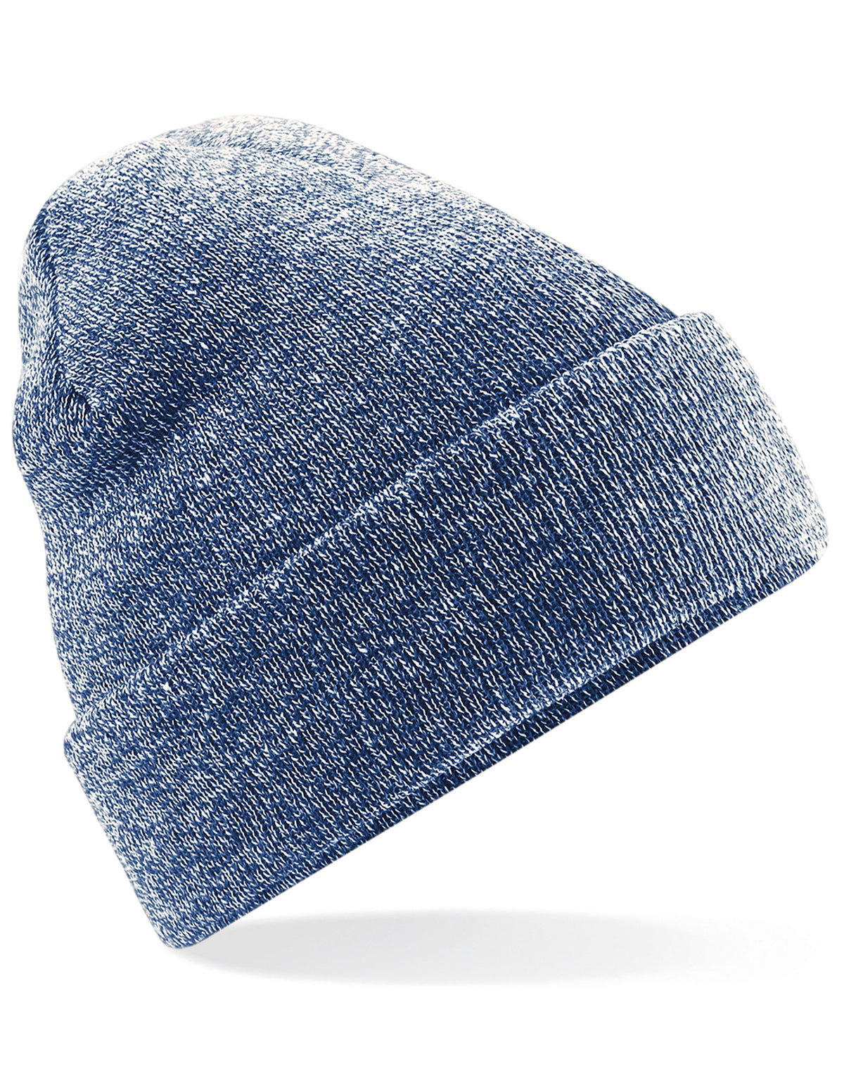 B45 Beechfield Original Cuffed Beanie - Heather Navy - B45