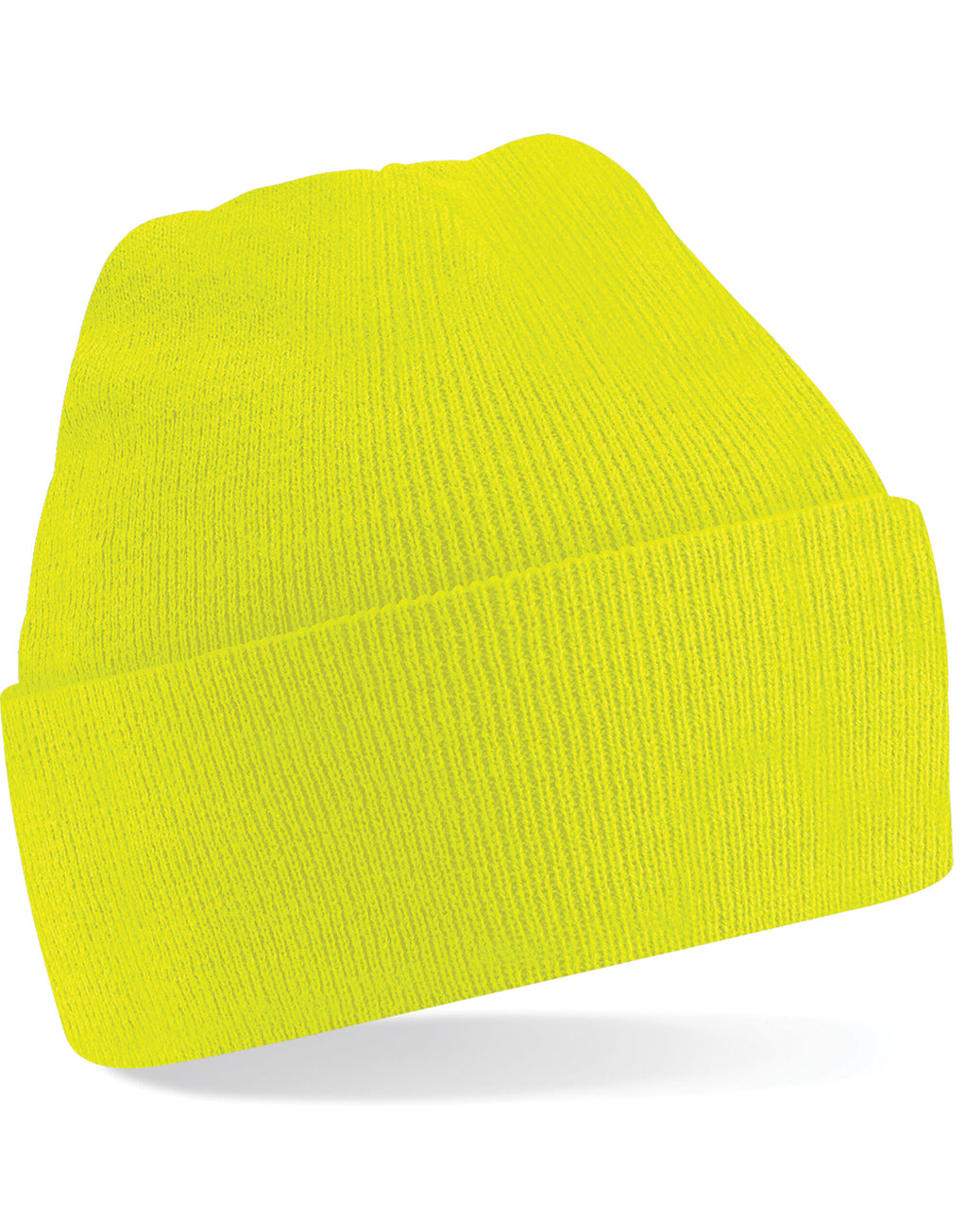 B45 Beechfield Original Cuffed Beanie - Fluoresent Yellow - B45