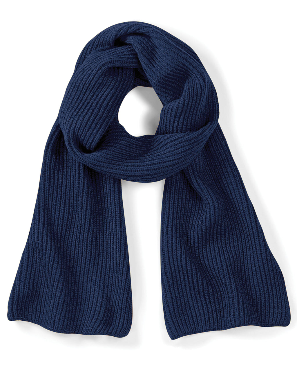 B469 Beechfield Metro Knitted Scarf - French Navy - B469
