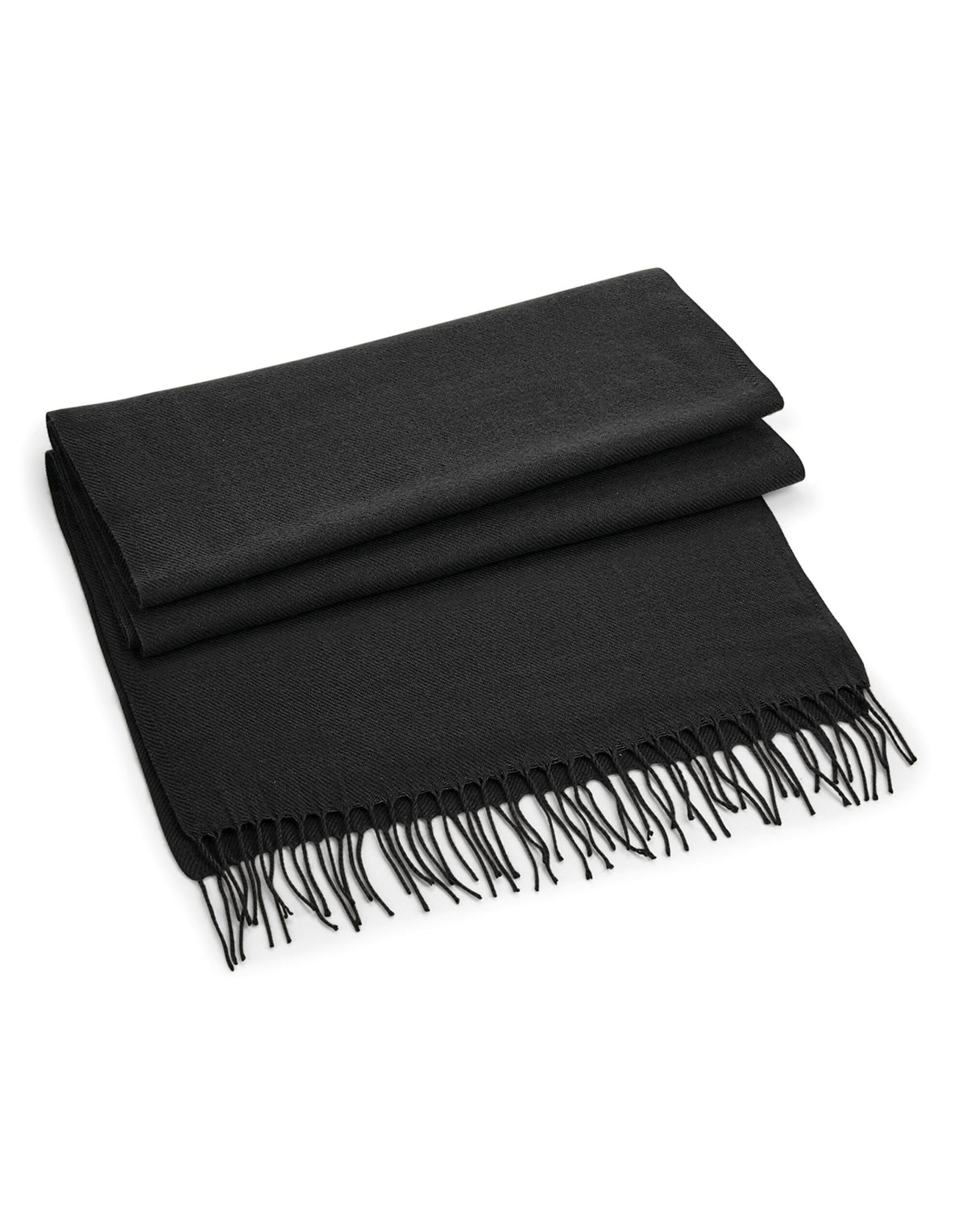B500 Beechfield Classic Woven Scarf - Black - B500