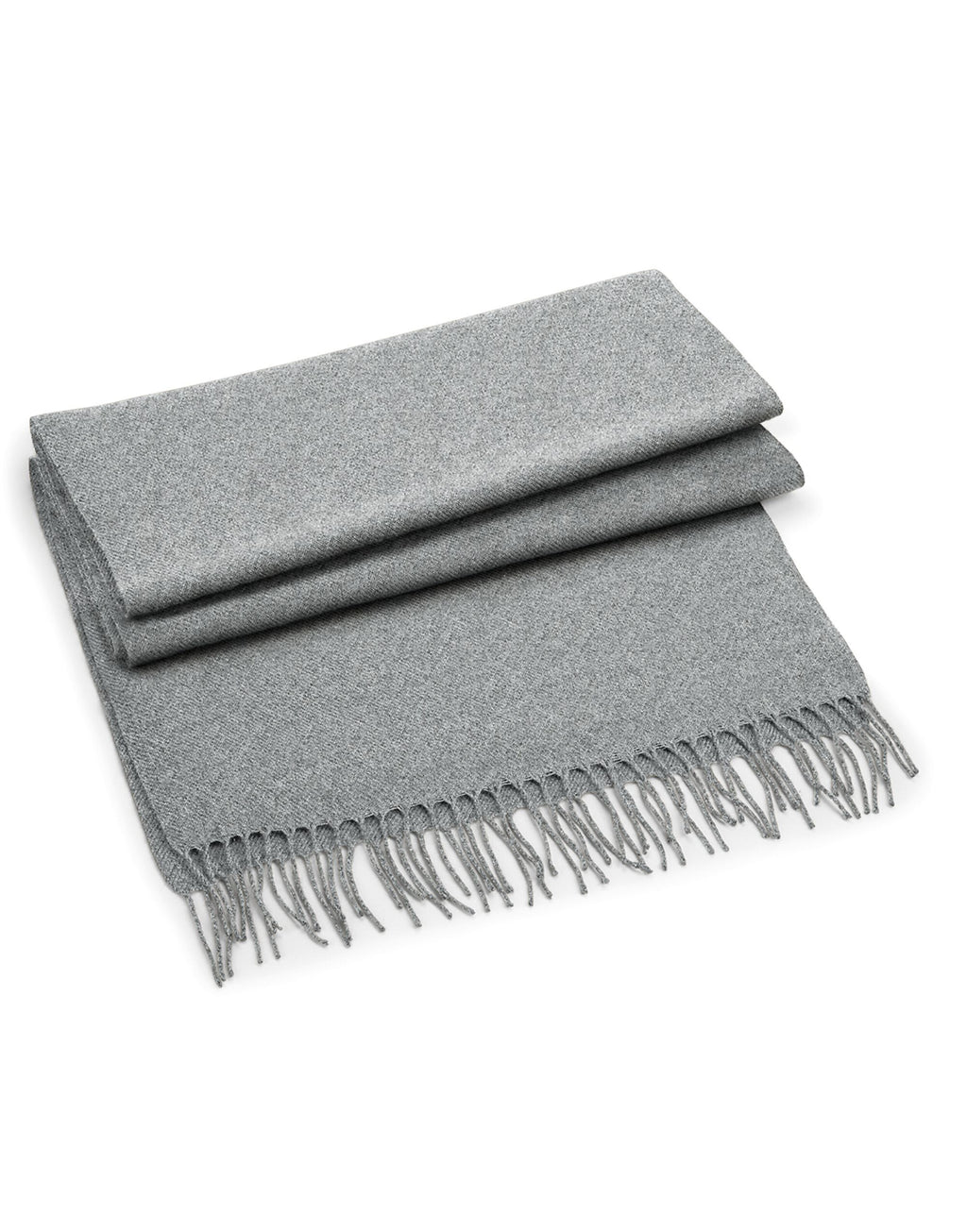 B500 Beechfield Classic Woven Scarf - Heather Grey - B500