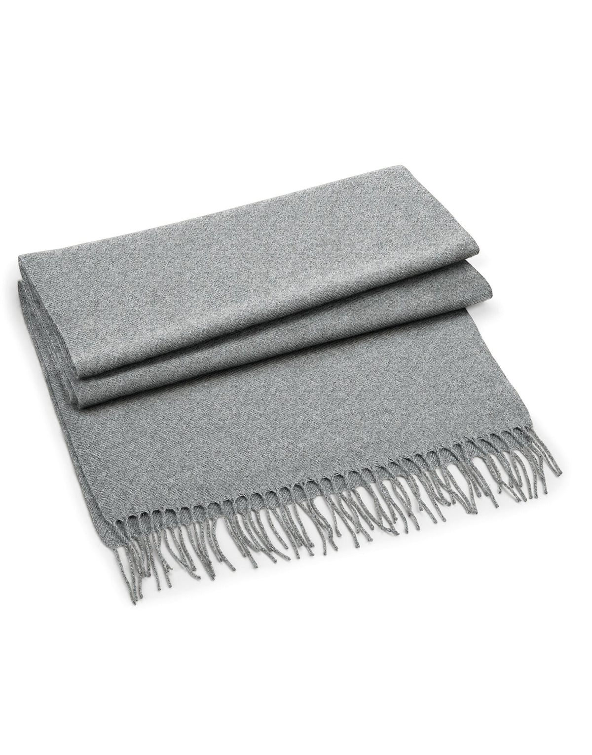 B500 Beechfield Classic Woven Scarf - Heather Grey - B500