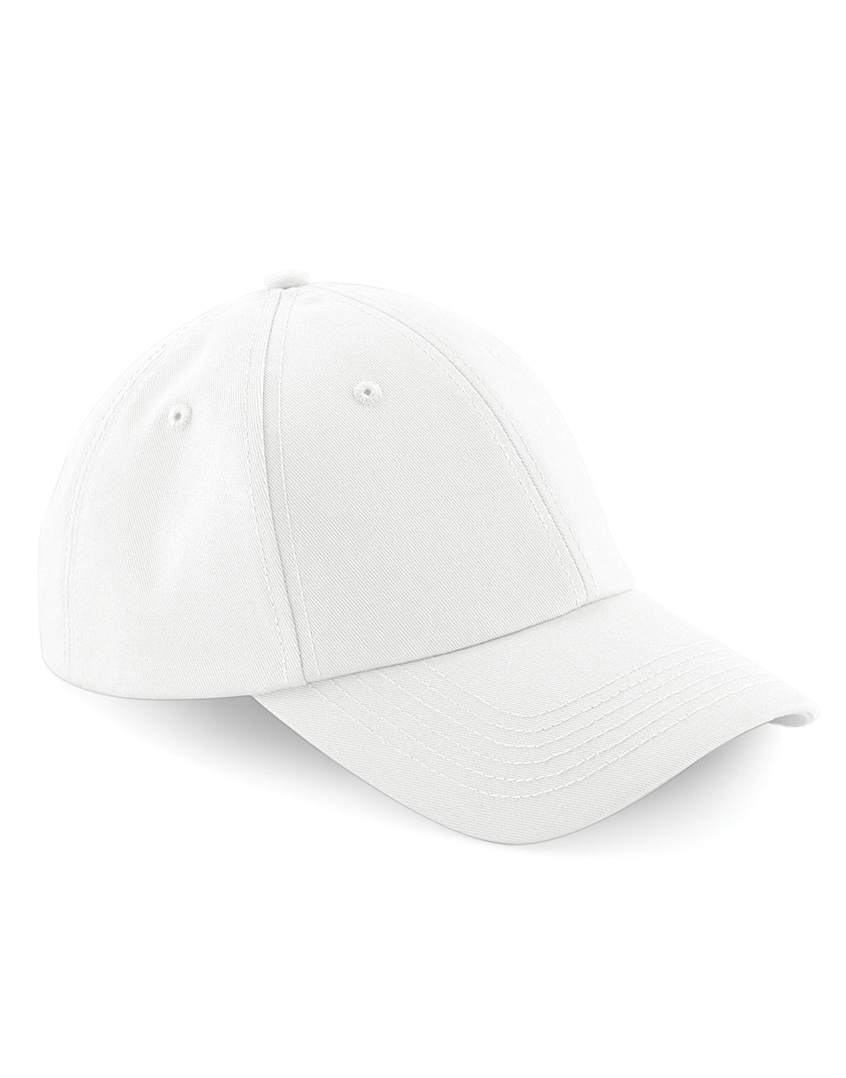 B59 Beechfield Authentic Baseball Cap - Solid White - B59