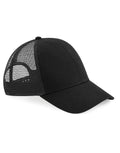B60 Beechfield Organic Cotton Trucker - Black - B60