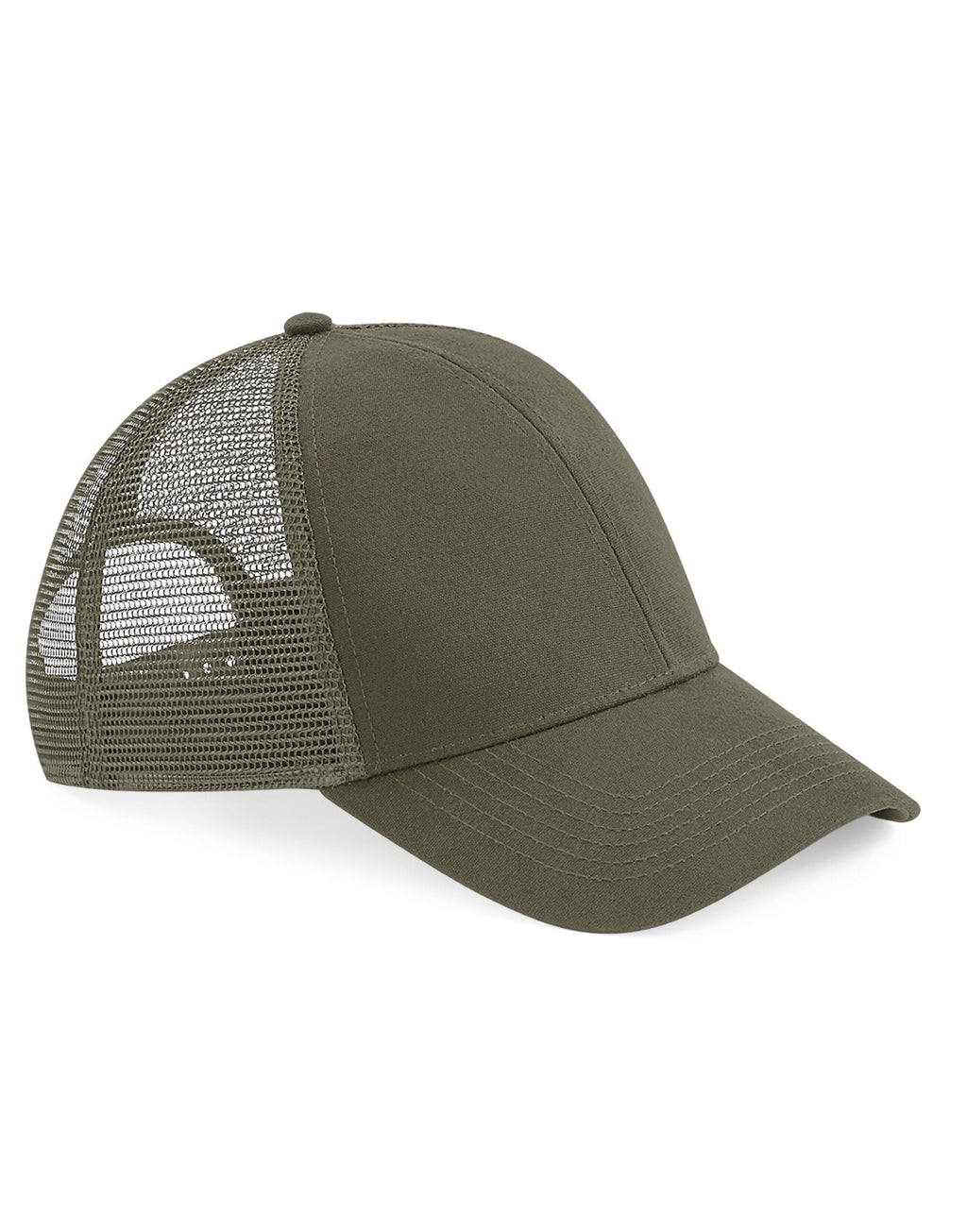 B60 Beechfield Organic Cotton Trucker - Olive - B60