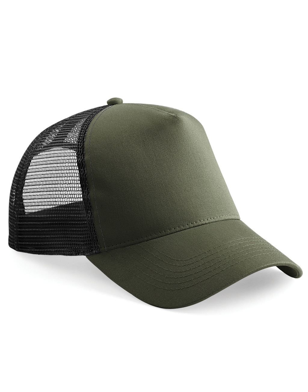 B640 Beechfield Snapback Trucker - Olive/Black - B640