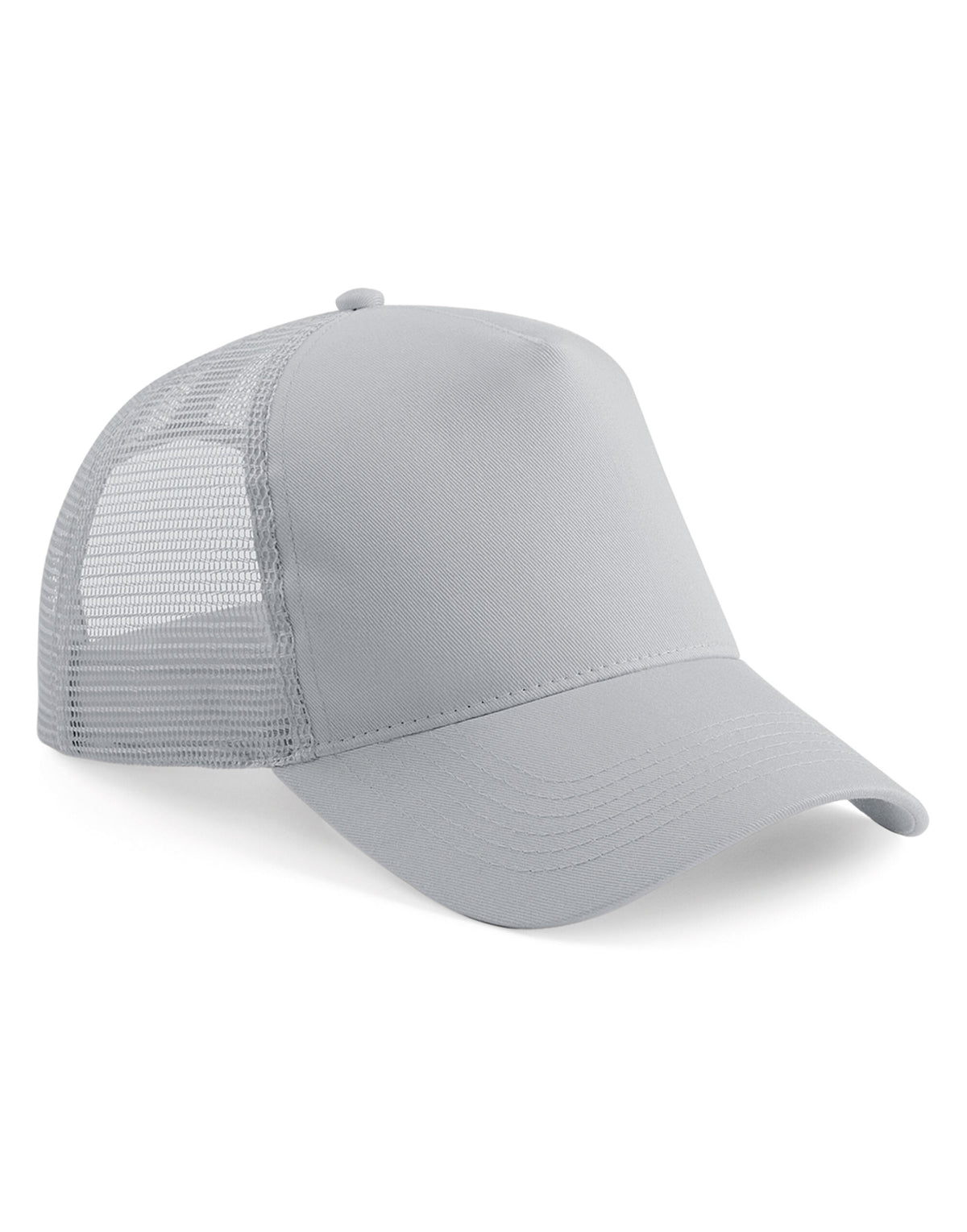 B640 Beechfield Snapback Trucker - Light Grey/Light Grey - B640