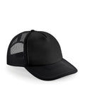 B645 Beechfield Vintage Snapback Trucker - Black/Black - B645