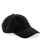 B653 Beechfield Low Profile 6 Panel Dad Cap - Black - B653
